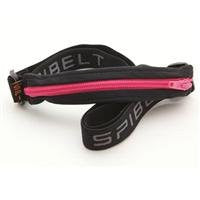 SPIbelt Adult's , Black Fabric/Hot Pink Zipper/Logo Band, Waterproof Bag 7BL-A007-001-WP