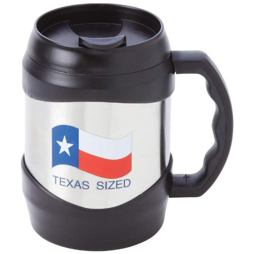 52OZ SS MUG TEXAS SZ FLAG/LOGO