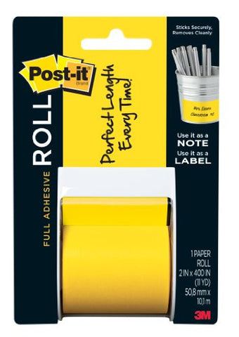 Full Adhesive Roll Yellow 2 in x 400 in
