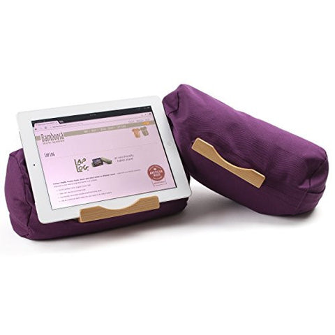 Lap Log Classic- iPad Stand / Touchscreen Tablet Holder (Plum Wine)