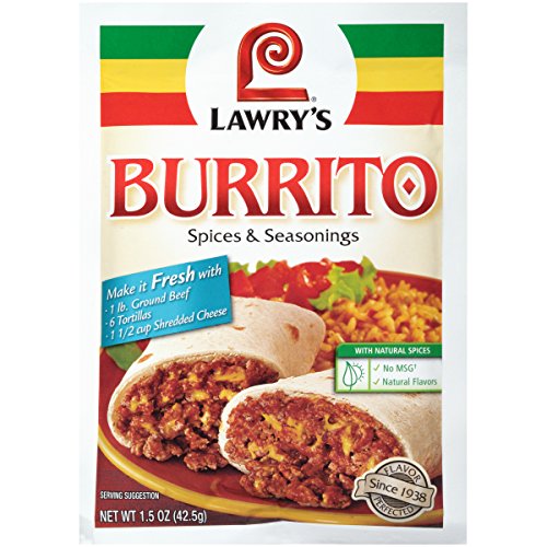 Lawry's Burrito Seasoning Mix, 1.5 oz