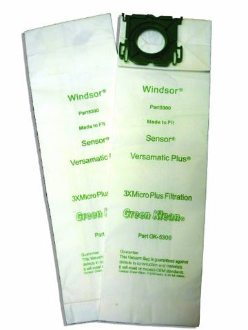 Kenmore 50015 Ultracare W Bag with Plastic Collar (Windsor Sensor Bag) Replacement Vacuum Cleaner Bags, 10 Pack