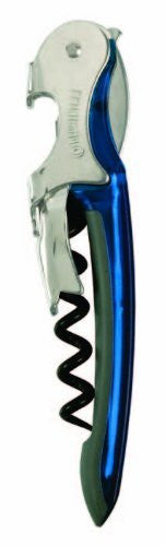 Murano Waiter’s Corkscrew, Translucent Colours, Blue