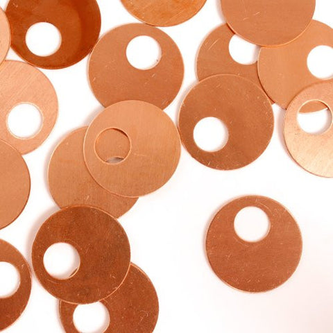 Offset Washer, 7/8"- Stamping Blank - Copper(24pc)