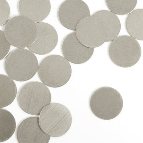 Circle, 1/2"- Stamping Blank - Nickel Silver (24 pc)