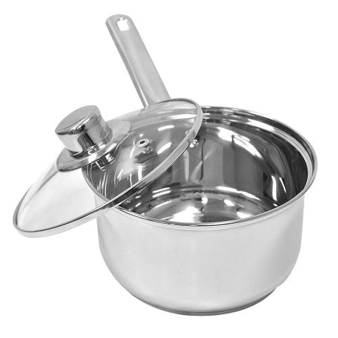 Pure Intentions Stainless Steel 3 Qt. Saucepan with Lid
