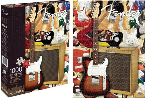 Aquarius Fender Collage 1000-Piece Jigsaw Puzzle
