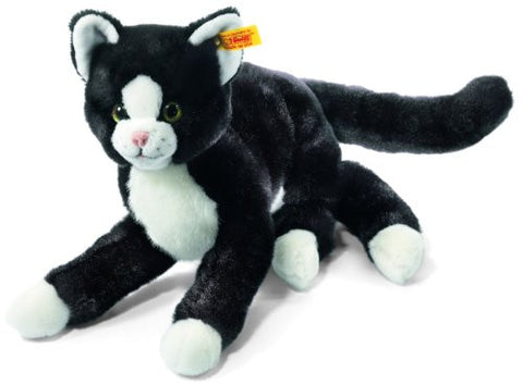 Mimmi Dangling Cat, Blk./Wht., 11.8"