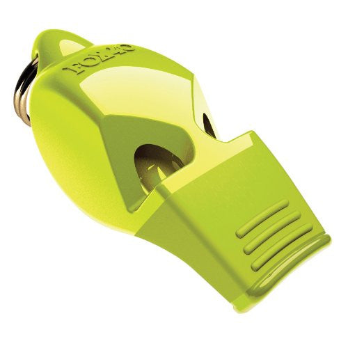 Fox 40 Eclipse Glow-In-The-Dark Whistle with Breakaway Lanyard, Electric Yellow