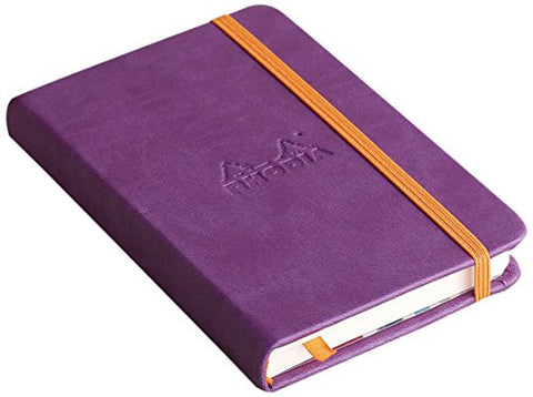 Rhodia Rhodiarama Webnotebooks 3 1/2 x 5 1/2 Lined 96 Sheets Purple