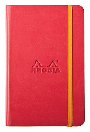 Rhodia Rhodiarama Webnotebooks 3 1/2 x 5 1/2 Lined 96 Sheets Poppy