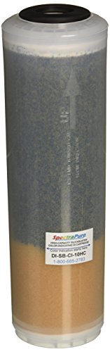 SpectraPure SilicaBuster Color-Indicating High-Capacity Shell 10" SuperDI Cartridge (Model DI-SB-CI-10HC)