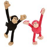 goDog Crazy Monkey with Chew Guard - Black, 13"
goDog Crazy Monkey with Chew Guard - Hot Pink, 13"