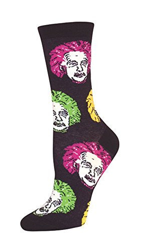 Women's Einstein Crew Socks, Multi