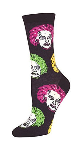 Women's Einstein Crew Socks, Multi