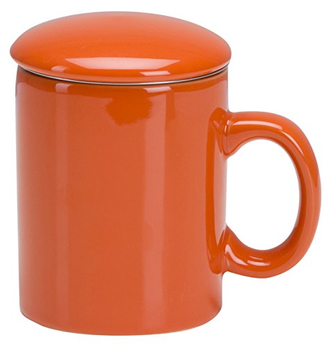 Infuser Mug, Orange 11 Oz