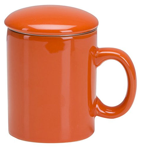 Infuser Mug, Orange 11 Oz
