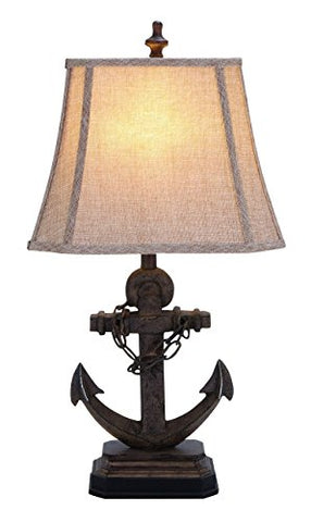Polystone Anchor Lamp 28"H