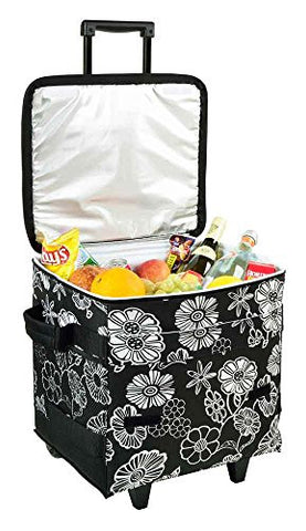 Night Bloom 60 can Collapsible Rolling Cooler