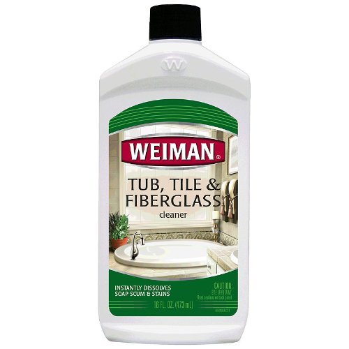 Weiman Tub, Tile & Fiberglass Cleaner 16 oz. Bottle