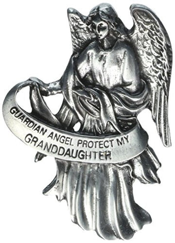 Guardian Angel Protect My Granddaughter Auto Visor Clip 2 1/2" H