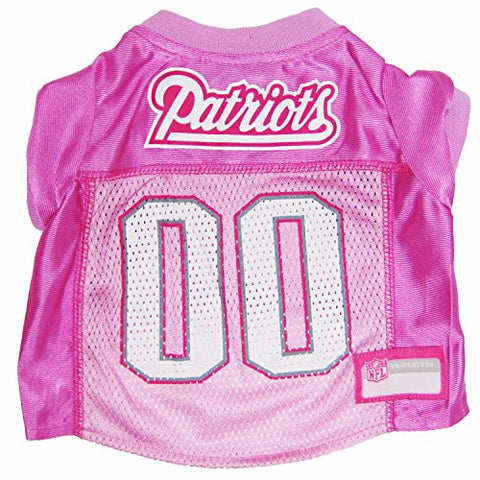 New England Patriots NFL Dog Jerseys – Pink, large