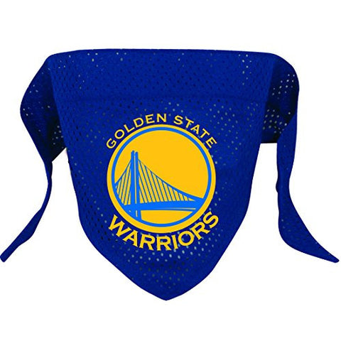 Golden State Warriors Dog Bandana, L