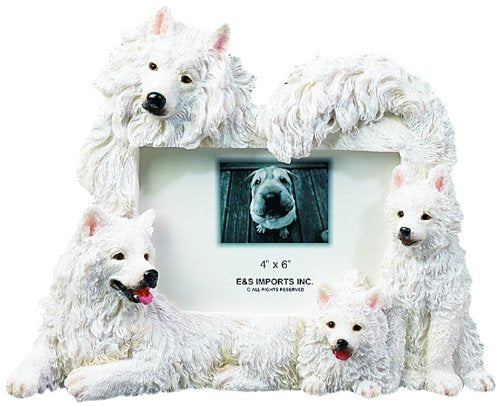 Large Dog Picture Frames - 3.5" x 5", Samoyed