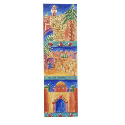 Bookmark - Jerusalem Gates, 6.7x2 inch