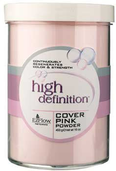 High Definition Powder False Nails,Cover Pink Powder, 16 Ounce