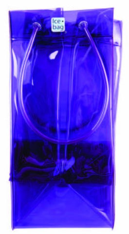 Ice Bag Collapsible Wine Cooler Bag, Purple