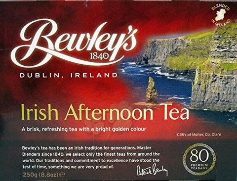Bewley’s Irish Afternoon Tea Bags 80 ct, 8.8 oz