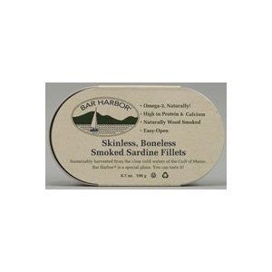 Skinless Boneless Smoked Sardines, 6.7 oz