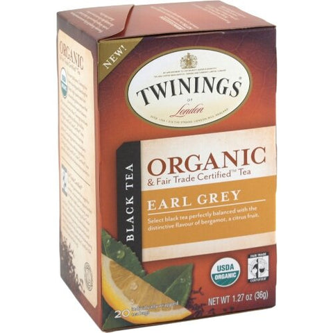 Organic Earl Grey Tea, 20's