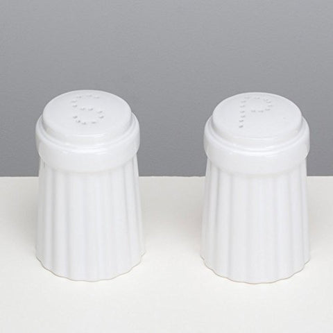 Salt & Pepper Set 6 oz each White