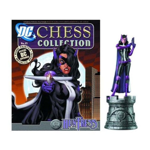 Batman Huntress White Rook Chess Piece with Magazine