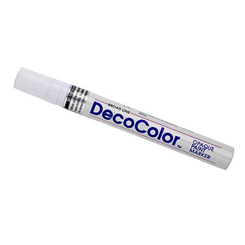 Deco Pens, Broad Tip, White