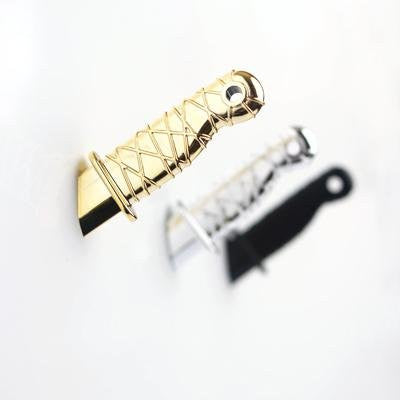 Afterain Ninja Knife Magnet - Gold (Set Of 2)