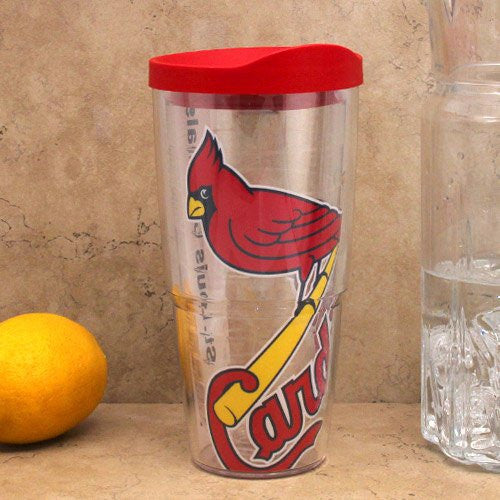 MLB St. Louis Cardinals - Colossal Wrap with Lid 24oz Tumbler