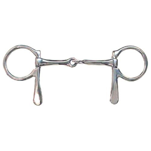 Mini Half Cheek Driving Snaffle Bit - 4 1/4" - Malleable Iron