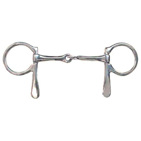 Mini Half Cheek Driving Snaffle Bit - 4 1/4" - Malleable Iron