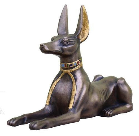 Anubis with Colored Collar, 5.5 in