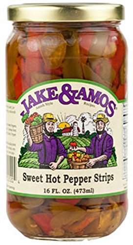 Jake & Amos - Sweet Hot Pepper Strips - 16 oz