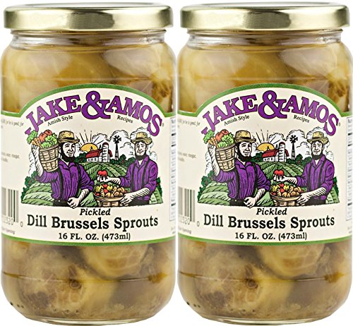 Jake & Amos - Pickled Dill Brussels Sprouts - 16 oz