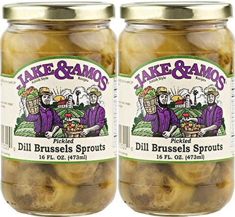 Jake & Amos - Pickled Dill Brussels Sprouts - 16 oz