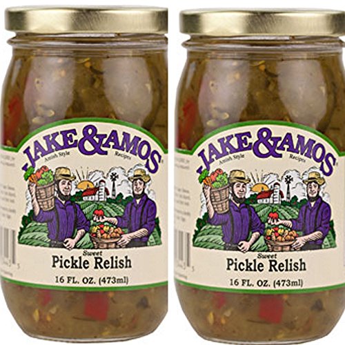 Jake & Amos - Sweet Pickle Relish  - 16 oz