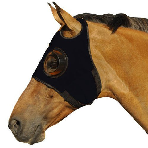 Blinker Hood - Can't See Back - Quarter Cup - Black