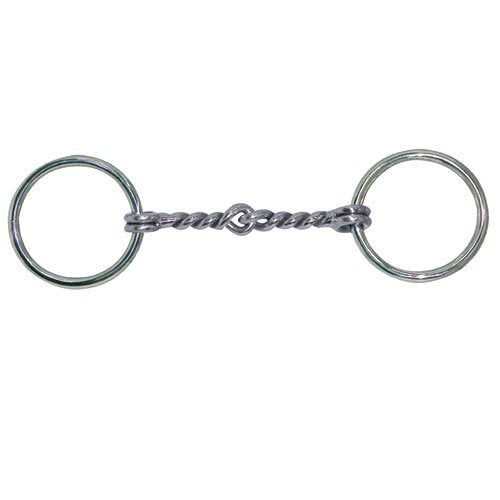 Mini Loose Ring Twisted Wire Mouth - SS - 3 1/2"