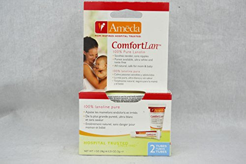 ComfortLan 100% Pure Lanolin 1 Oz. (28g) Tube with 0.25 Oz. (7g) Bonus Tube