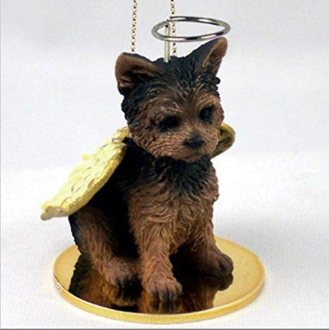 Yorkshire Terrier Puppy Cut Pet Angel Ornament